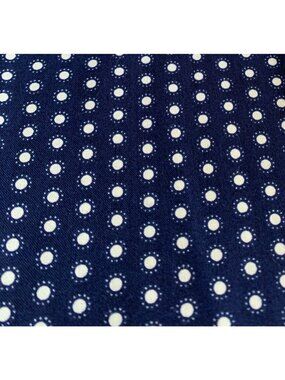 VIP Cranston Blue Polka Dot Cotton Fabric 1/2 yard x 44" Quilting Sewing Project